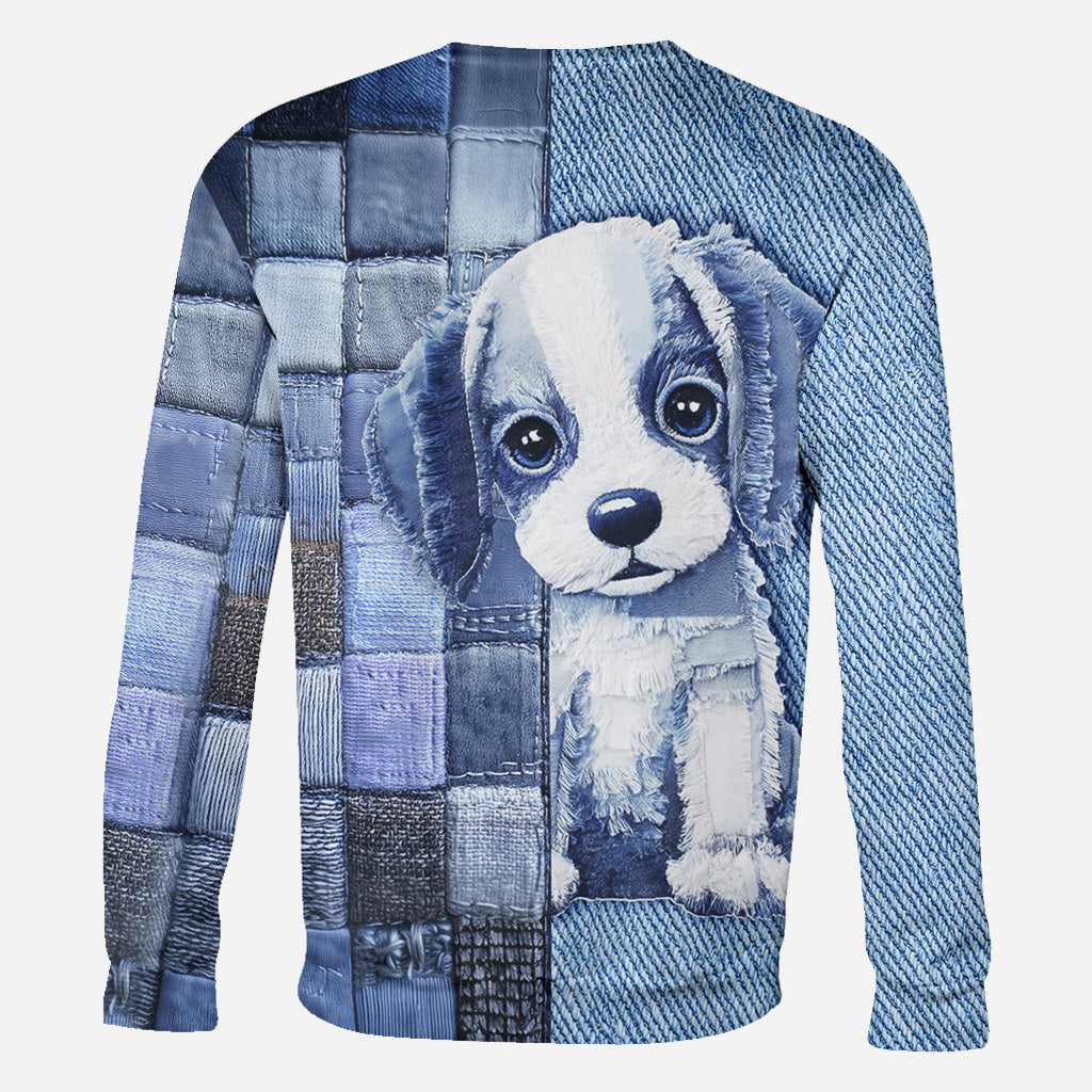 T-shirt personnalisé « Love Beagle » avec un chien.