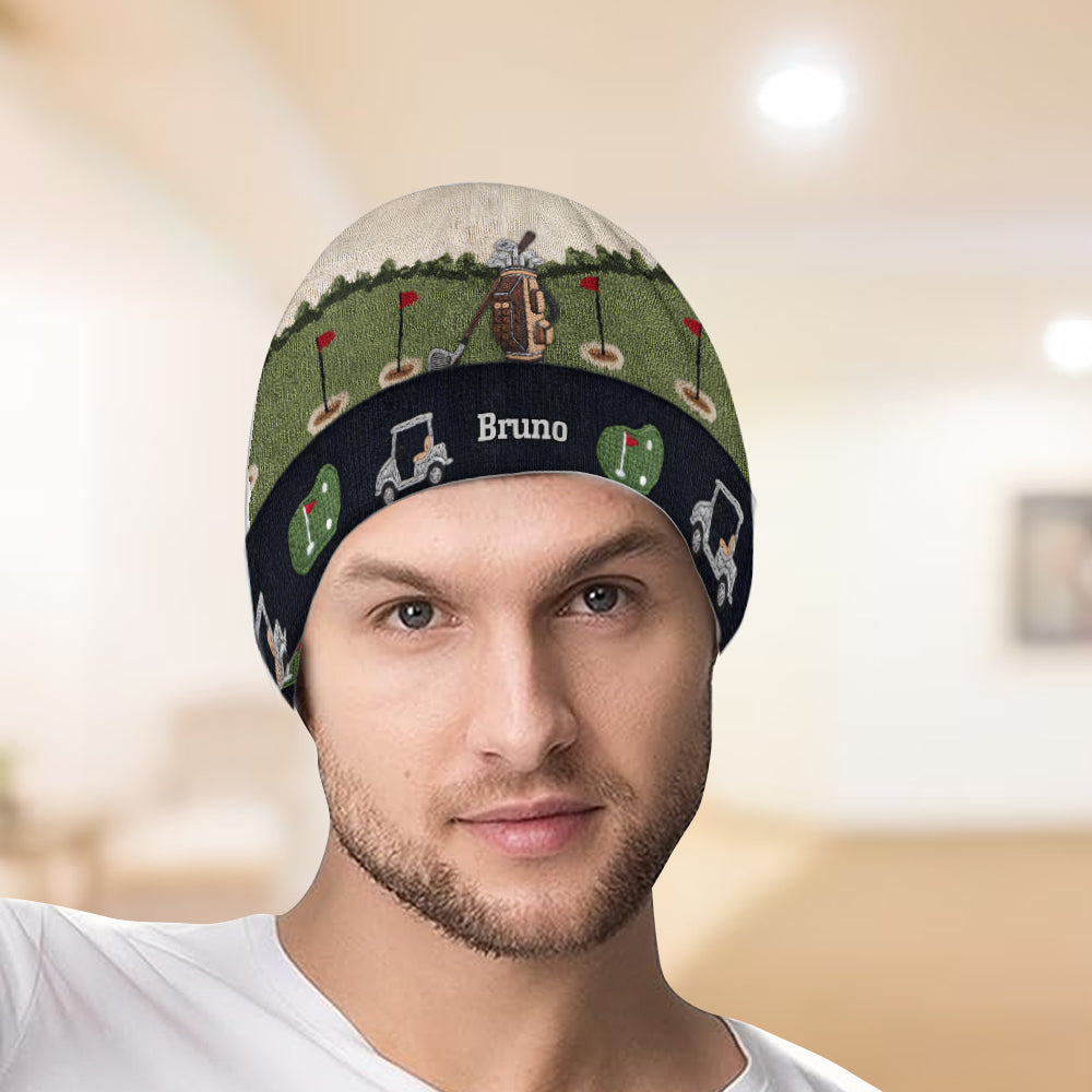 Love Golf - Personalized Golf Beanie Hat