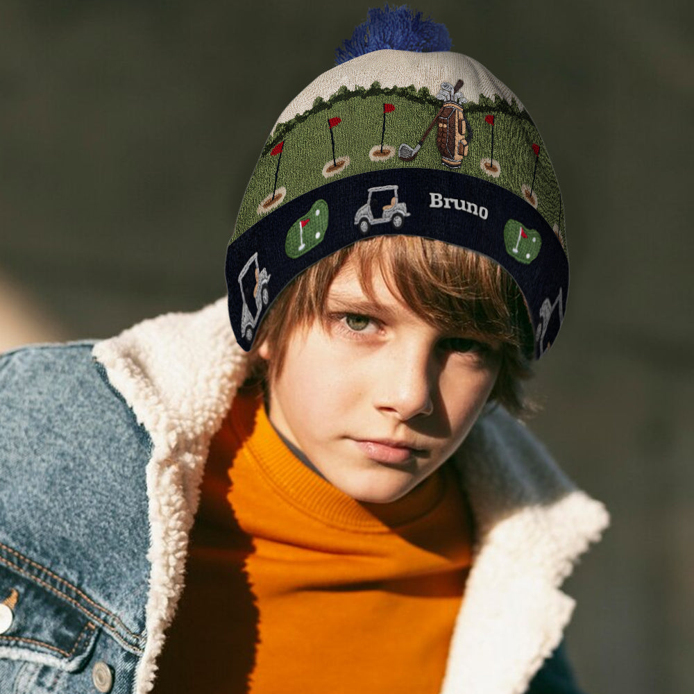 Love Golf - Personalized Golf Beanie Hat