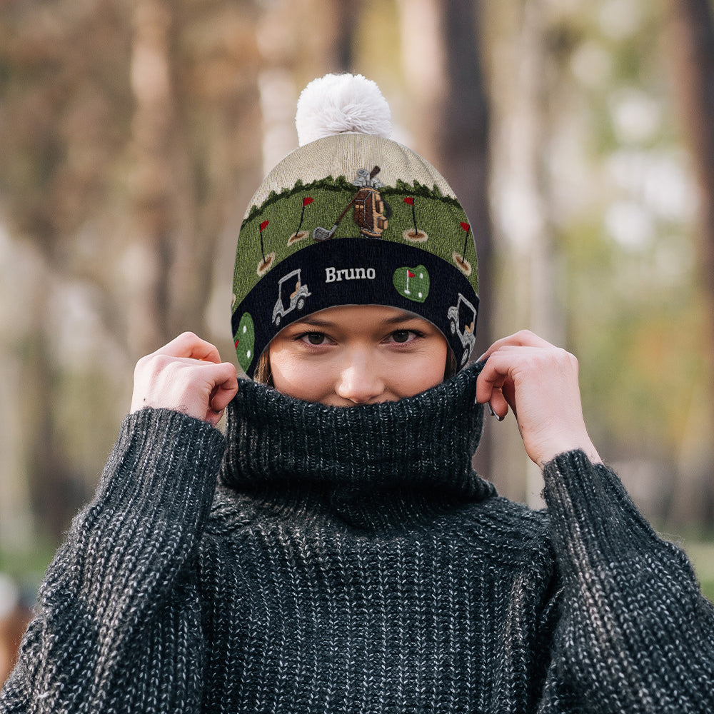 Love Golf - Personalized Golf Beanie Hat