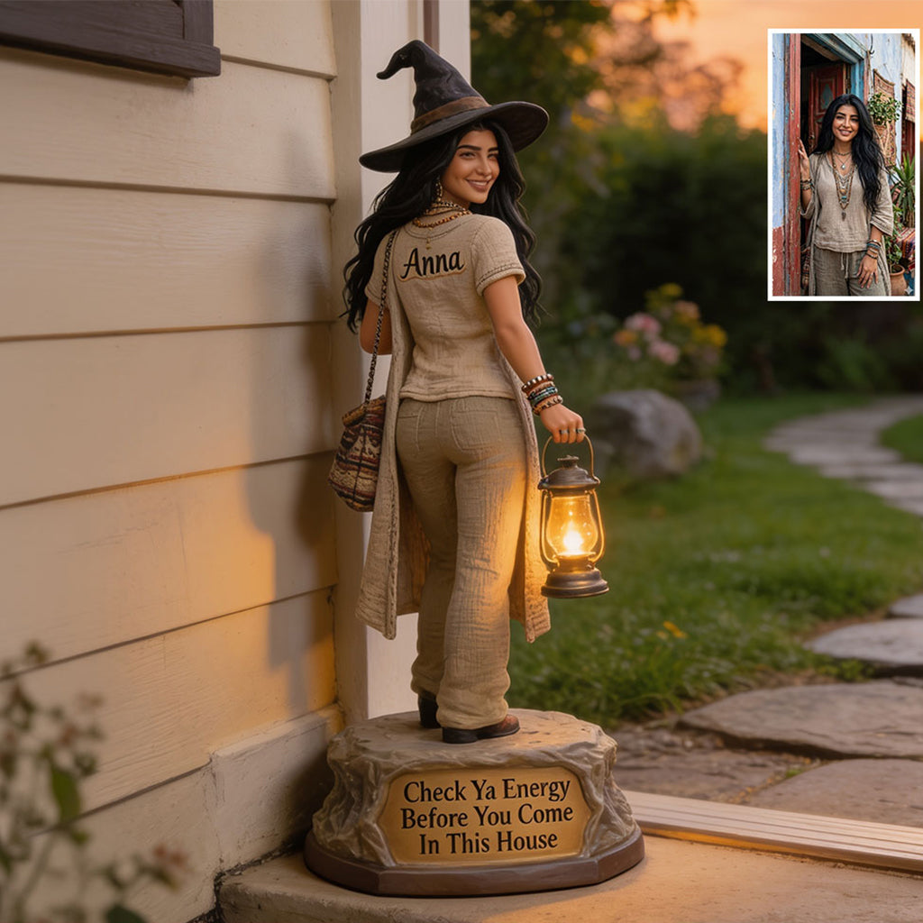 Witch's Garden - Personalized Witch Solar Acrylic Light