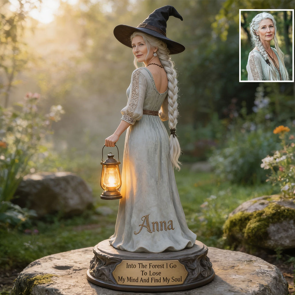 Witch's Garden - Personalized Witch Solar Acrylic Light