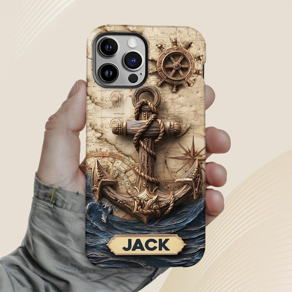 Proud Sailor - Personalized Boating Full Print Phone Case