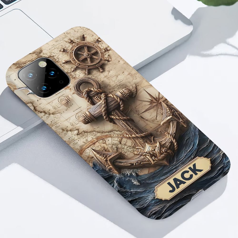 Proud Sailor - Personalized Boating Full Print Phone Case