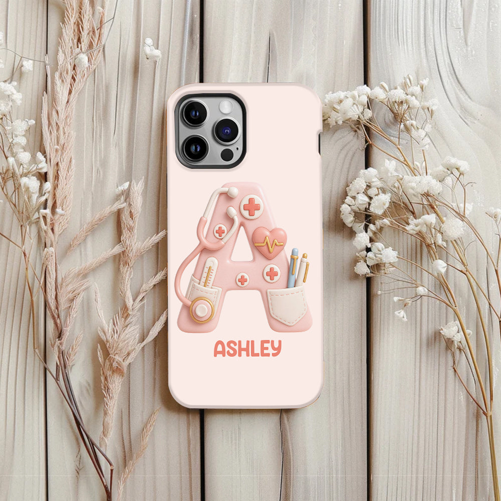 Nurse Alphabet Custom - Personalized Nurse Full Print Phone Case