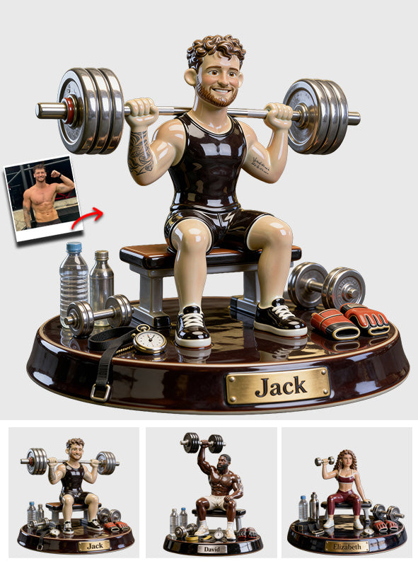 Pas de douleur, pas de gain - Plaque acrylique personnalisée de fitness sur mesure