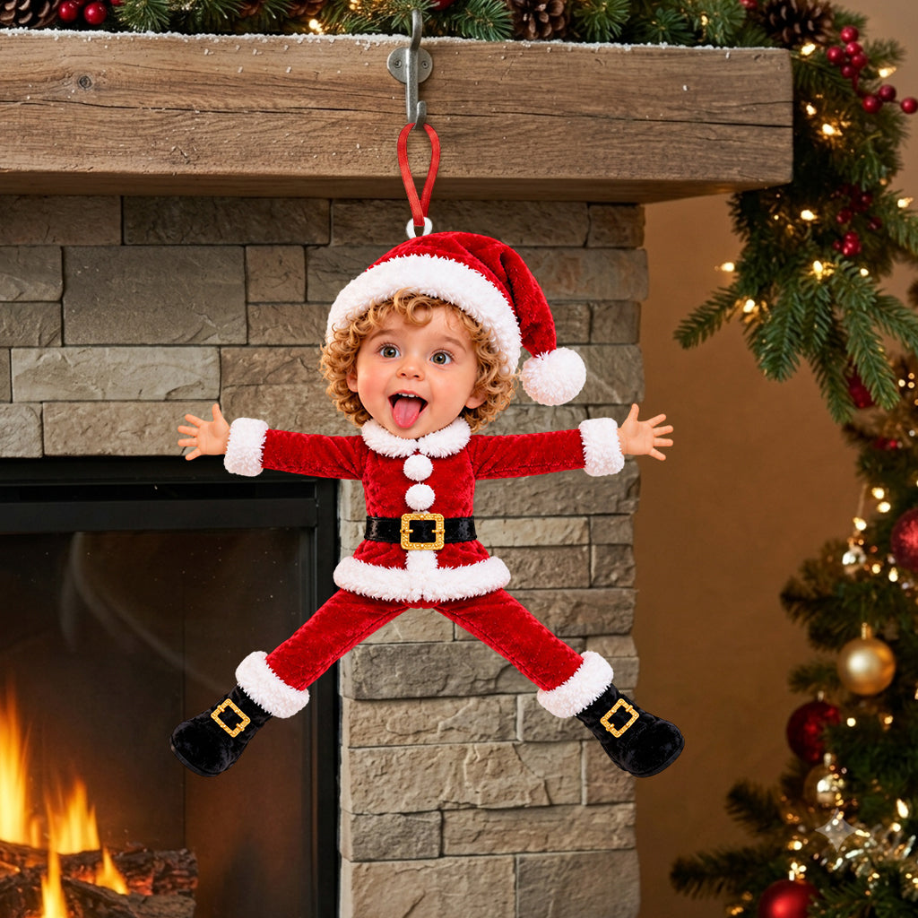 Décor de Noël, Cadeau pour Enfants, Cadeau de Noël - Ornement de Poupée Personnalisée