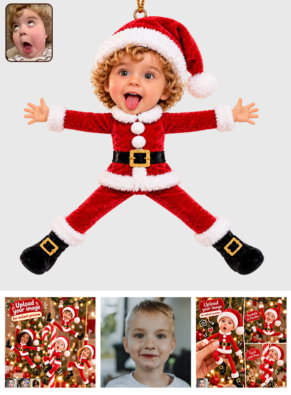 Décor de Noël, Cadeau pour Enfants, Cadeau de Noël - Ornement de Poupée Personnalisée