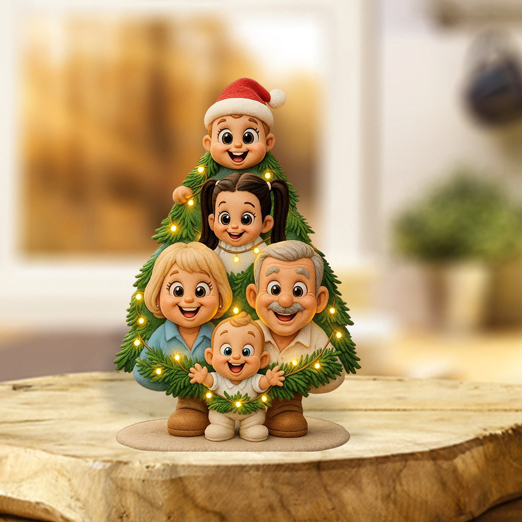 This Is Us A Little Bit Of Crazy And A Whole Lot Of Love - Personalized Family Custom Shaped Acrylic Plaque