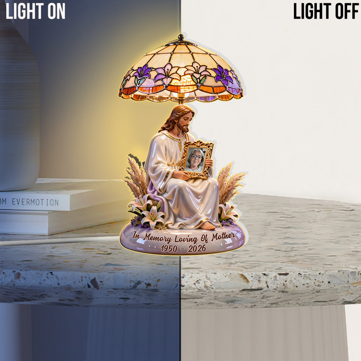 In Loving Memory - Personalized Memorial Acrylic LED Night Light