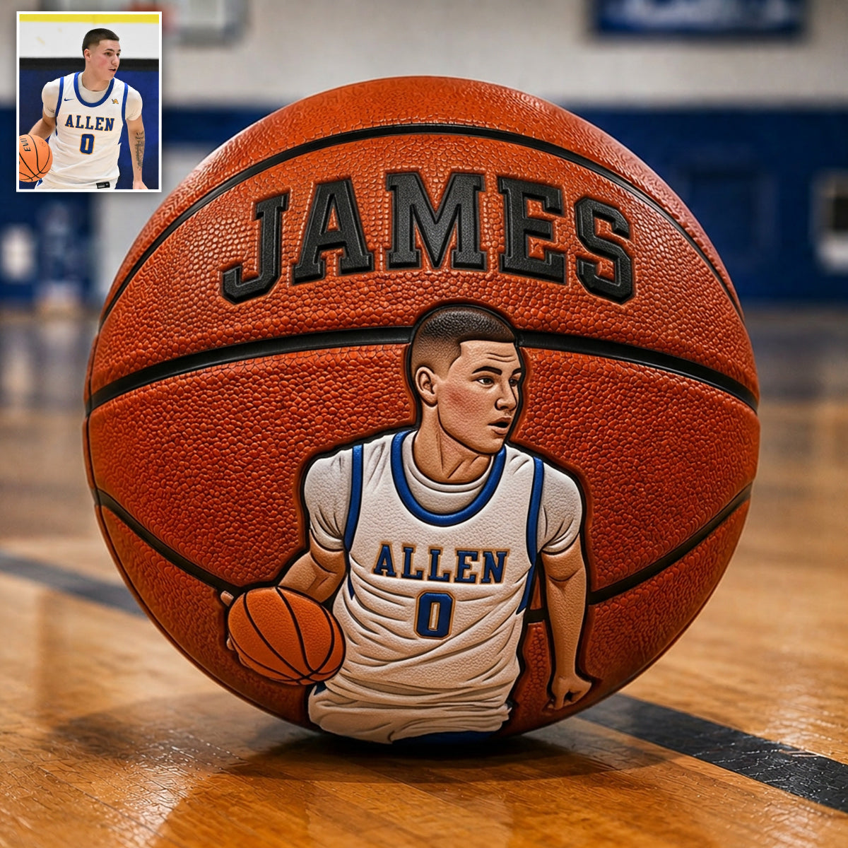 Personalisierter Basketball - Any Photo Love Basketball Multi-Sport Ball