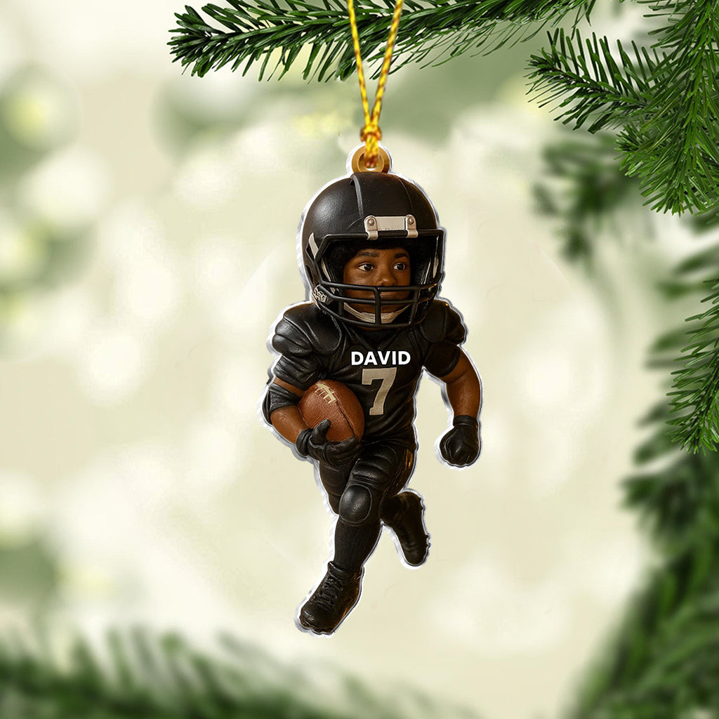 Game Day - Personalized Football Ornament