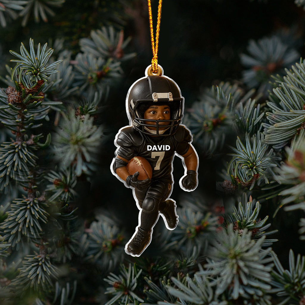 Game Day - Personalized Football Ornament