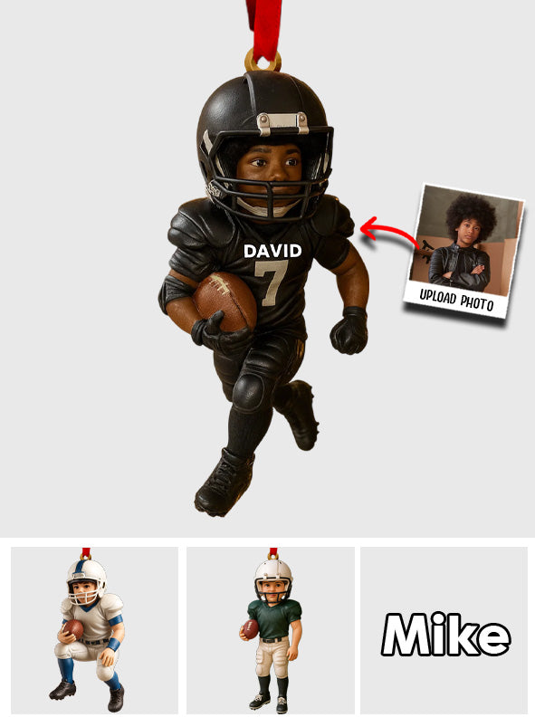 Game Day - Personalized Football Ornament