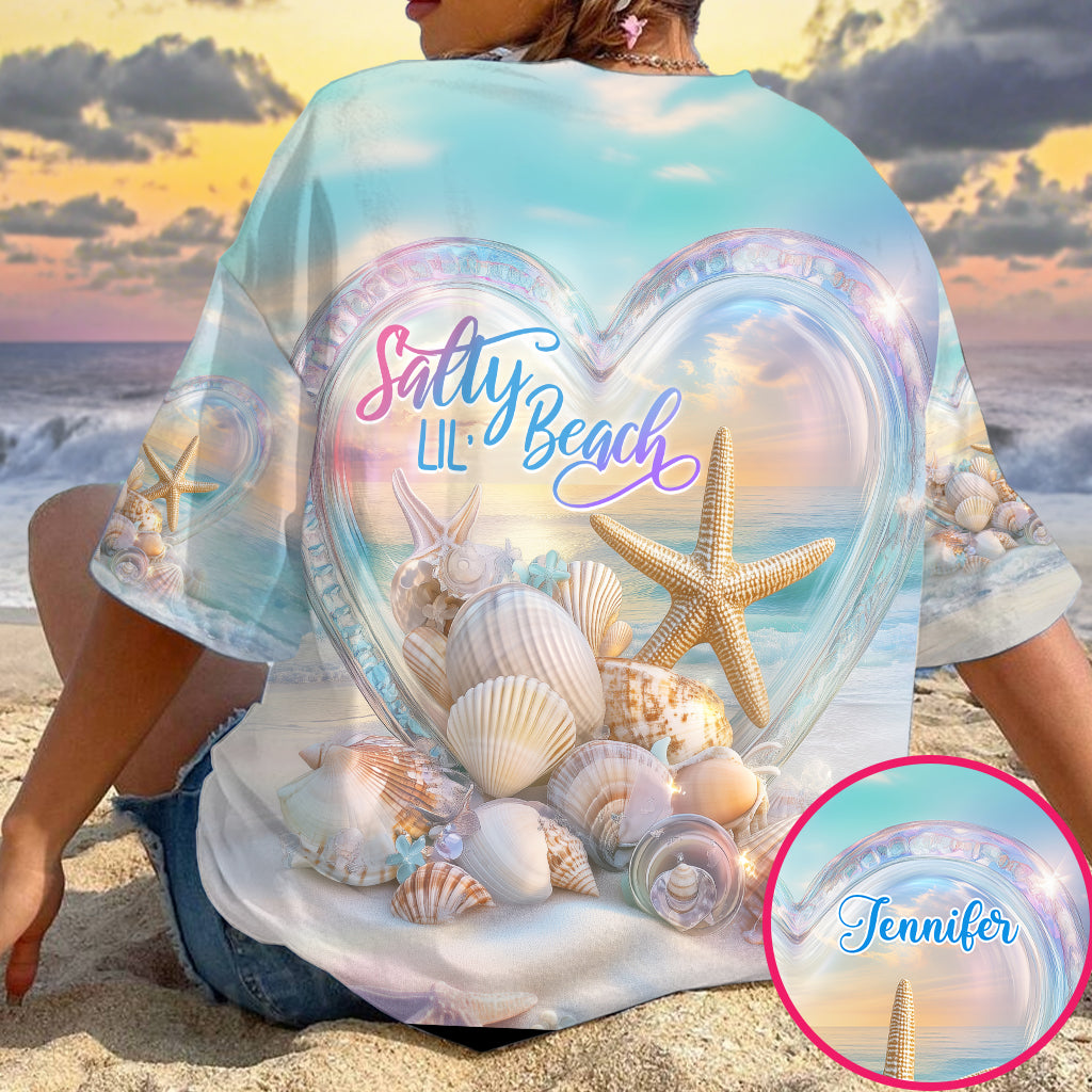 Salty Lil Beach - Personalized Sea Lover All Over Shirt