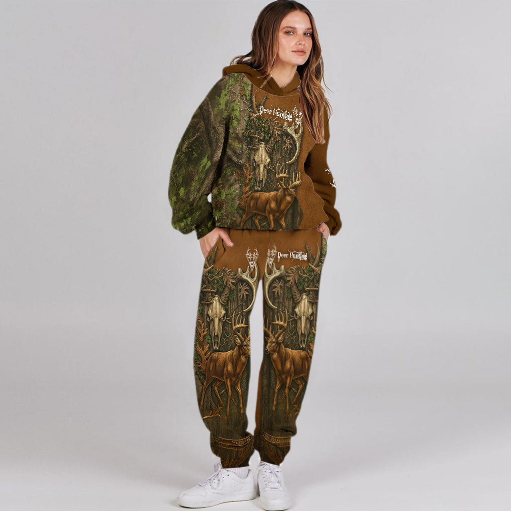 Deer Hunter - Personalized Hunting Hoodie and Sweatpants