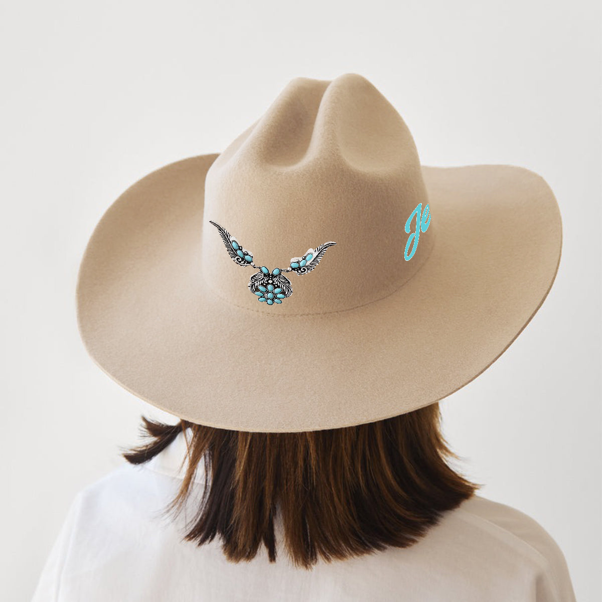 Cowgirl Stay Wild - Personalized Cowgirl Wide Brim Cowboy Hat