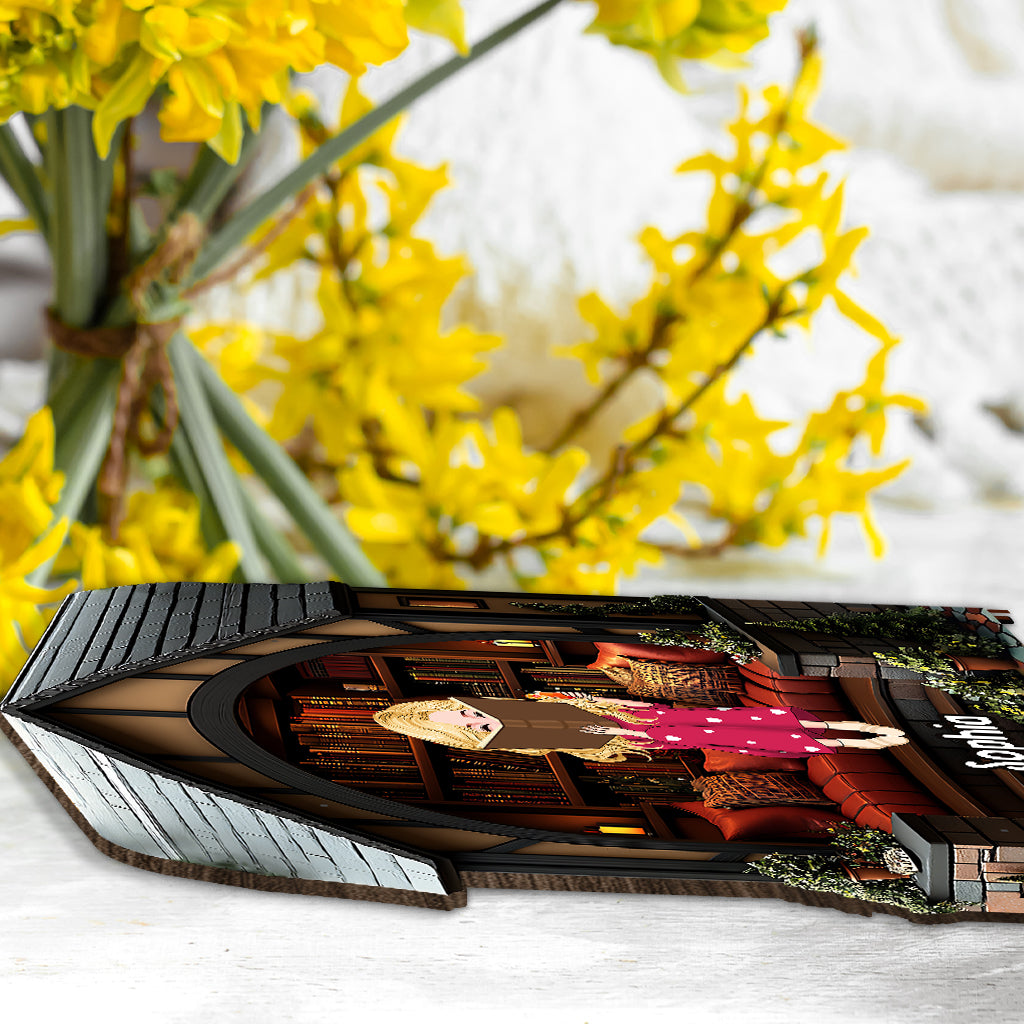 My Library - Personalized Book 1 Layered Big Freestanding