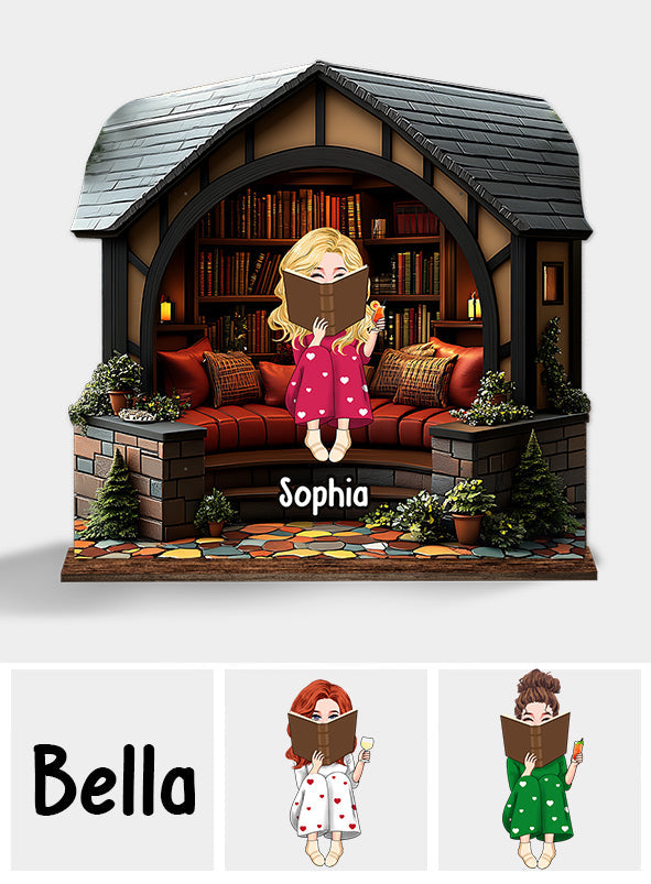 My Library - Personalized Book 1 Layered Big Freestanding