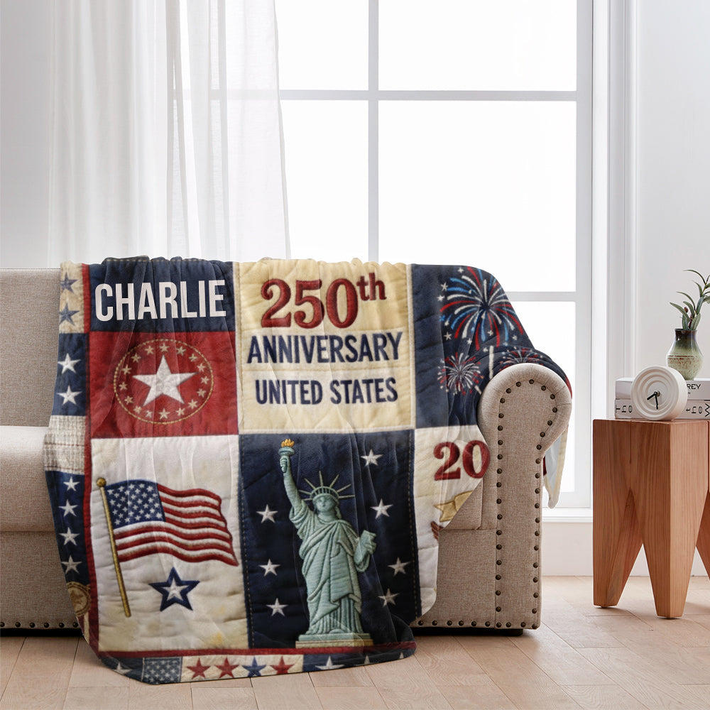 250th Anniversary - Personalized Patriot Blanket