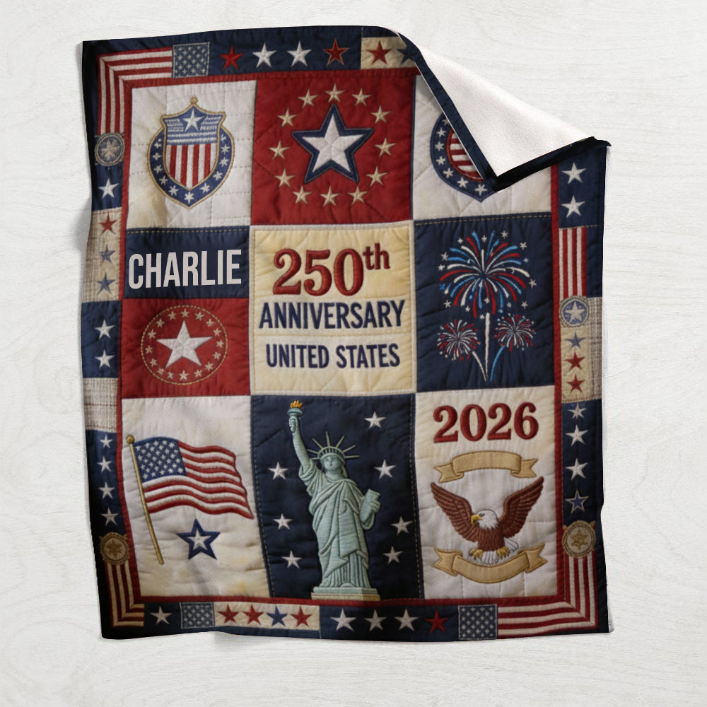 250th Anniversary - Personalized Patriot Blanket