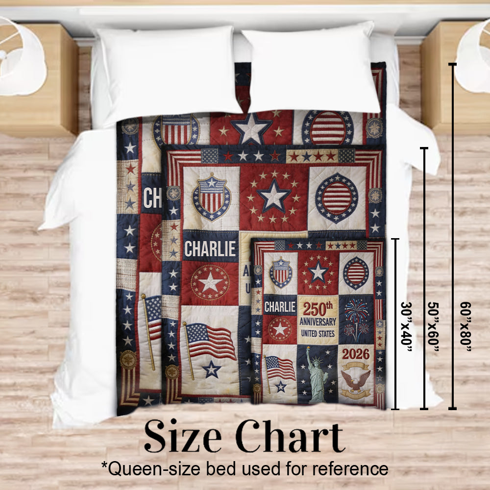 250th Anniversary - Personalized Patriot Blanket