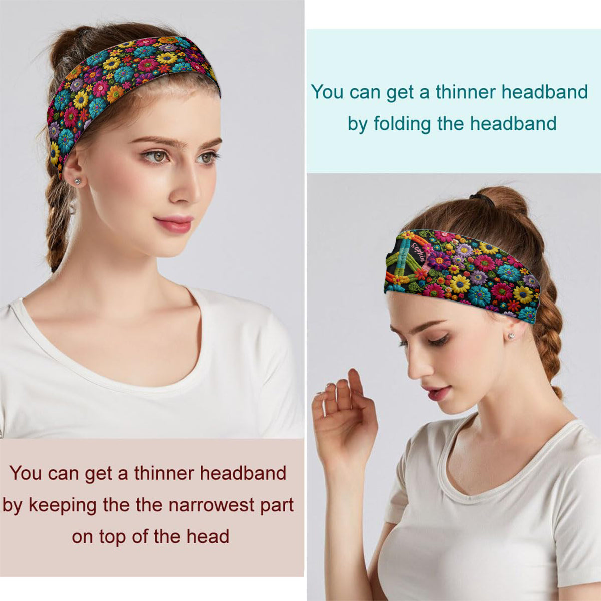 Hippie Soul - Personalized Hippie Unisex Headband/ Turban