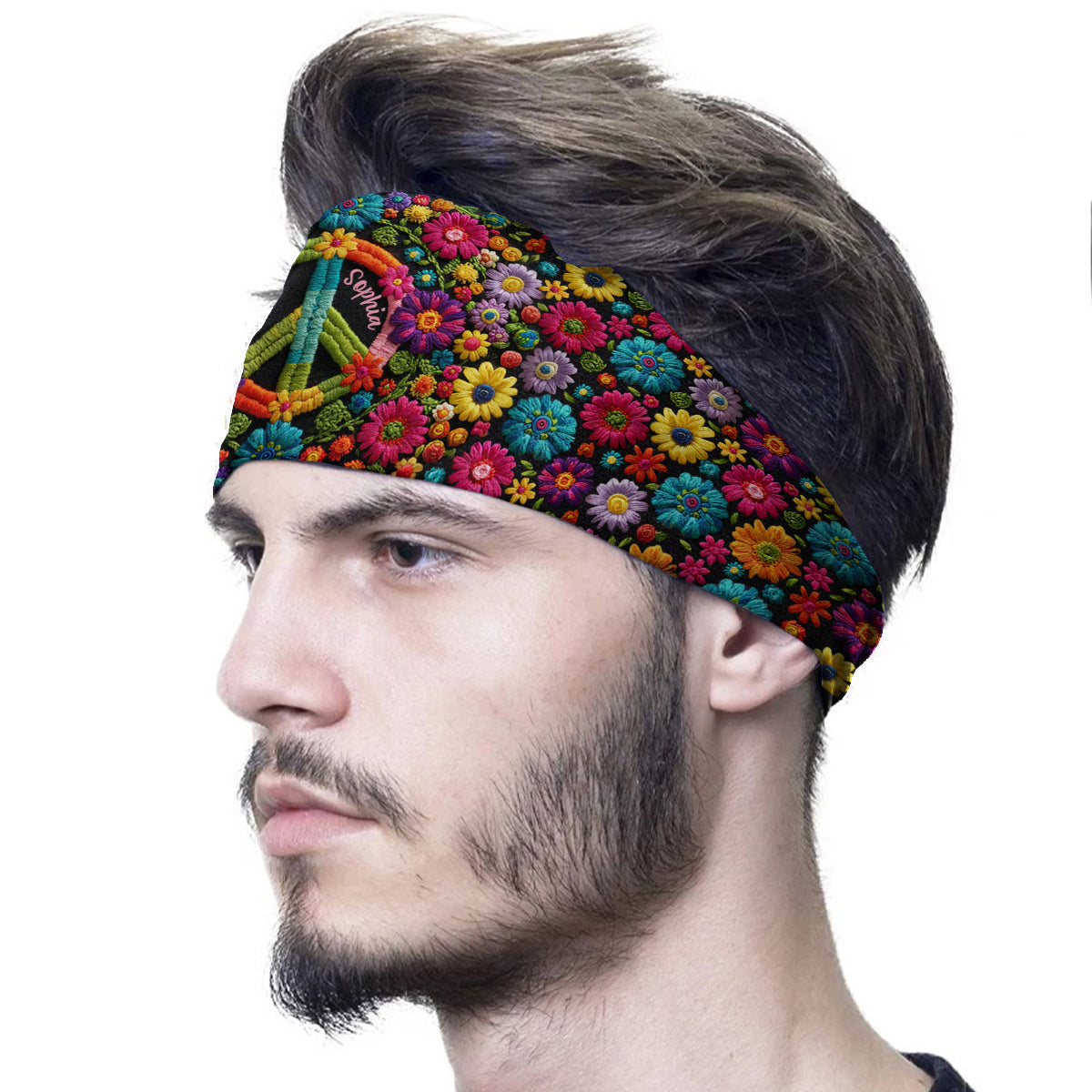 Hippie Soul - Personalized Hippie Unisex Headband/ Turban
