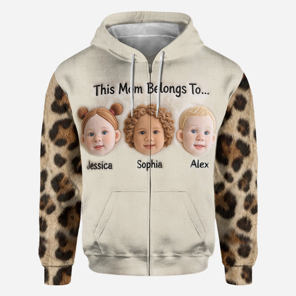 This Mom / Grandma Belongs To - Personalized Mother All Over Shirt