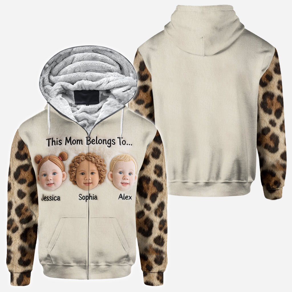 This Mom / Grandma Belongs To - Personalized Mother All Over Shirt