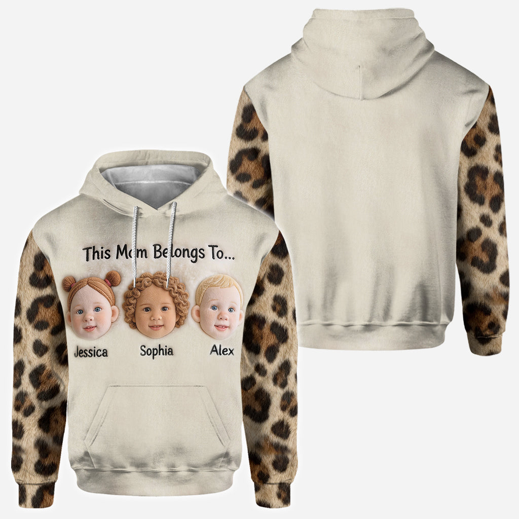 This Mom / Grandma Belongs To - Personalized Mother All Over Shirt