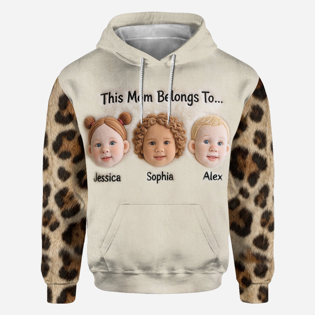 This Mom / Grandma Belongs To - Personalized Mother All Over Shirt