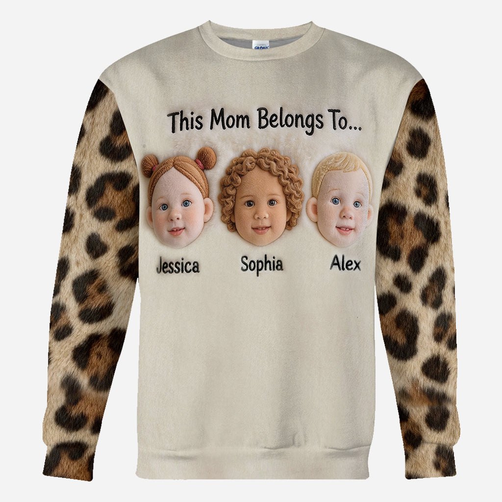 This Mom / Grandma Belongs To - Personalized Mother All Over Shirt