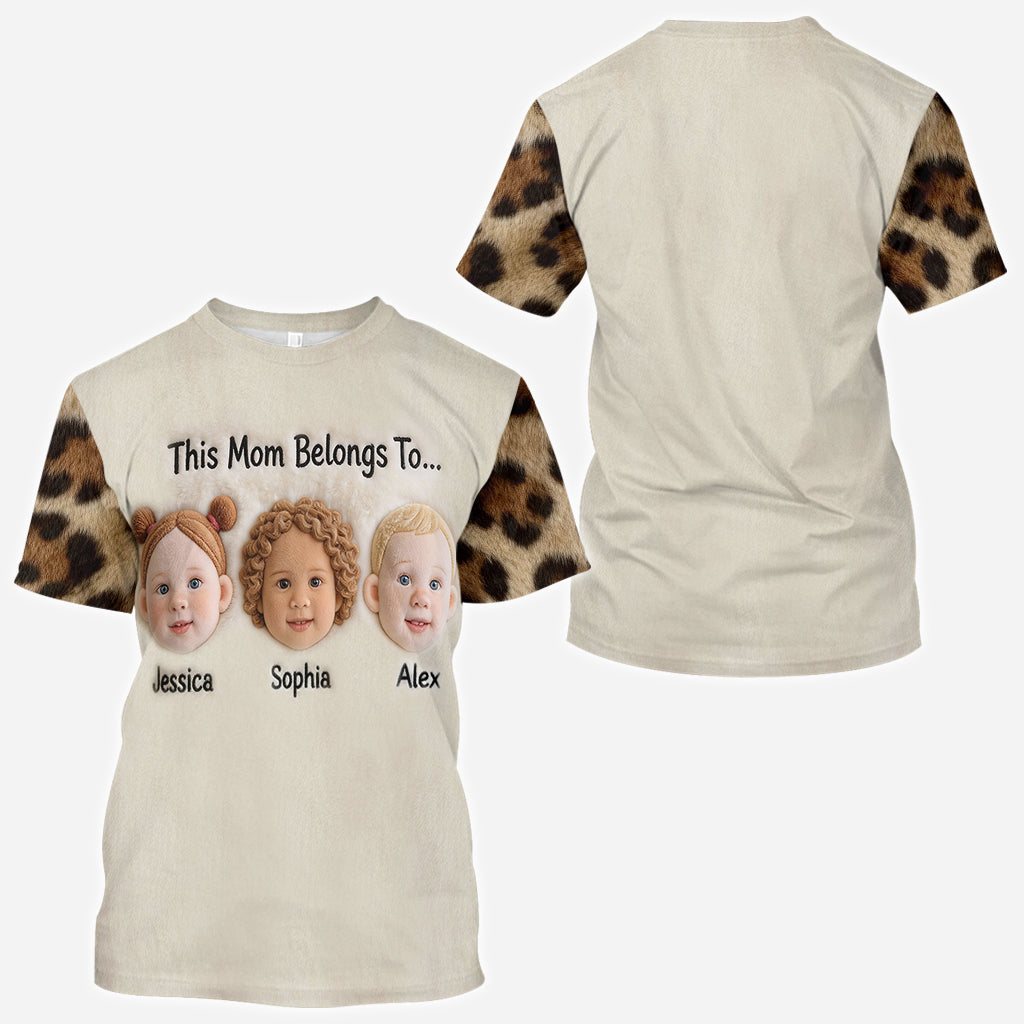 This Mom / Grandma Belongs To - Personalized Mother All Over Shirt