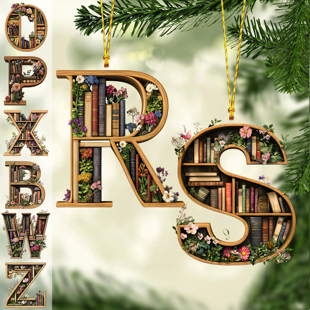 Love Books - Personalized Book Ornament