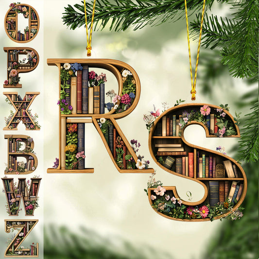 Love Books - Personalized Book Ornament