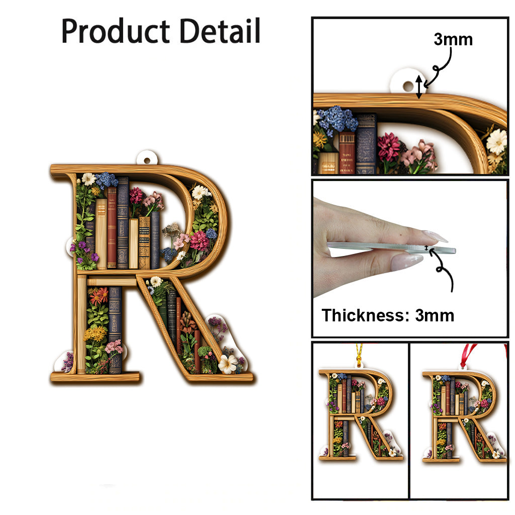 Love Books - Personalized Book Ornament