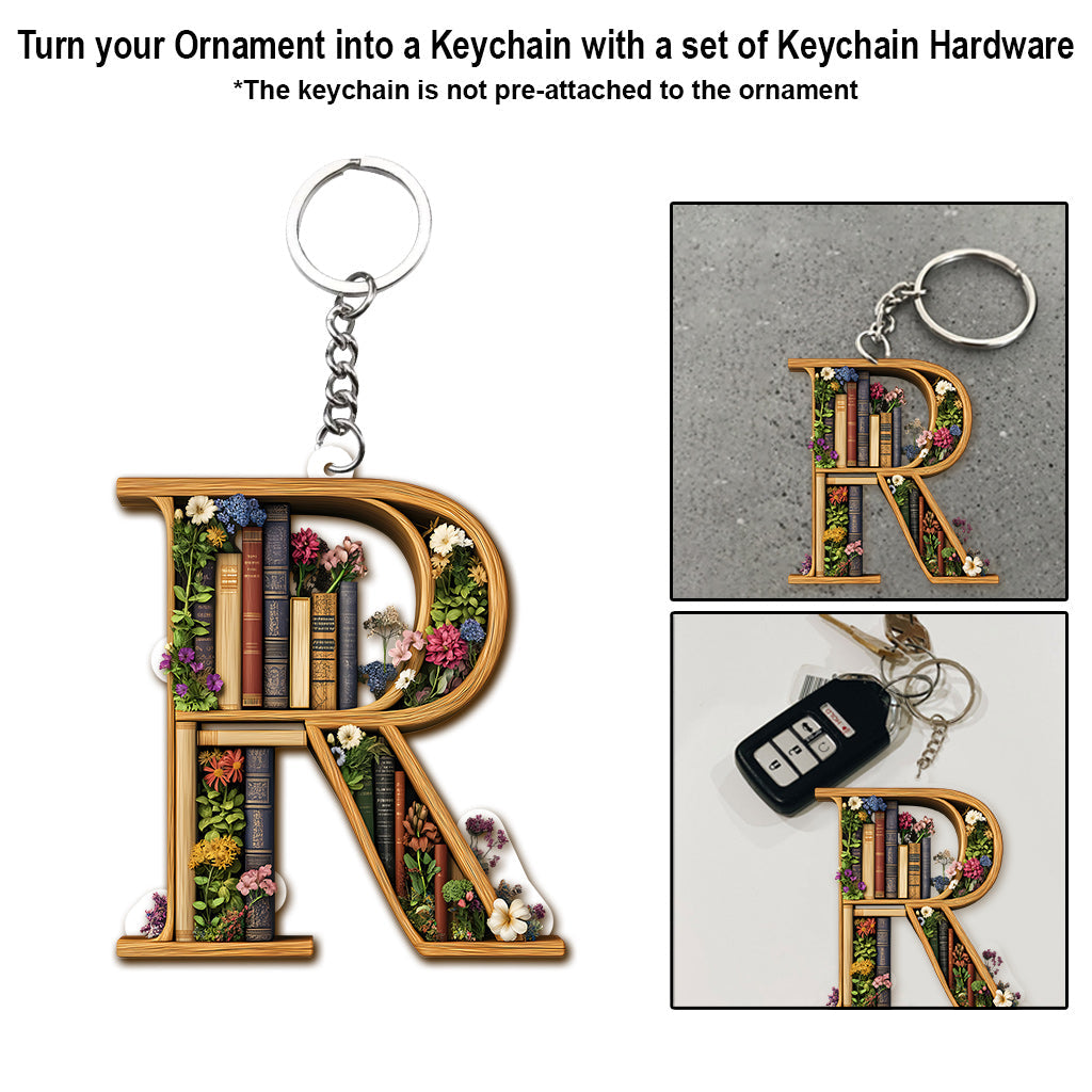 Love Books - Personalized Book Ornament