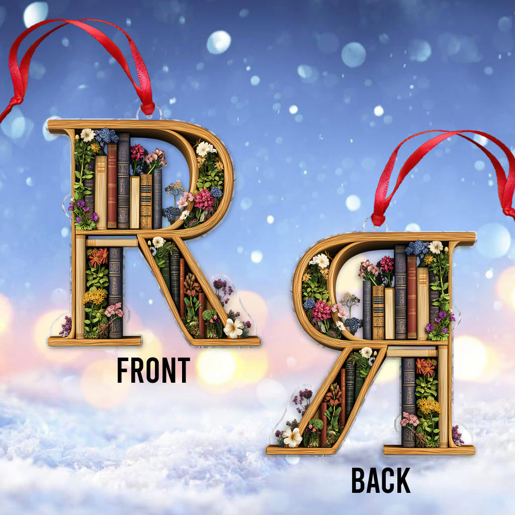 Love Books - Personalized Book Ornament