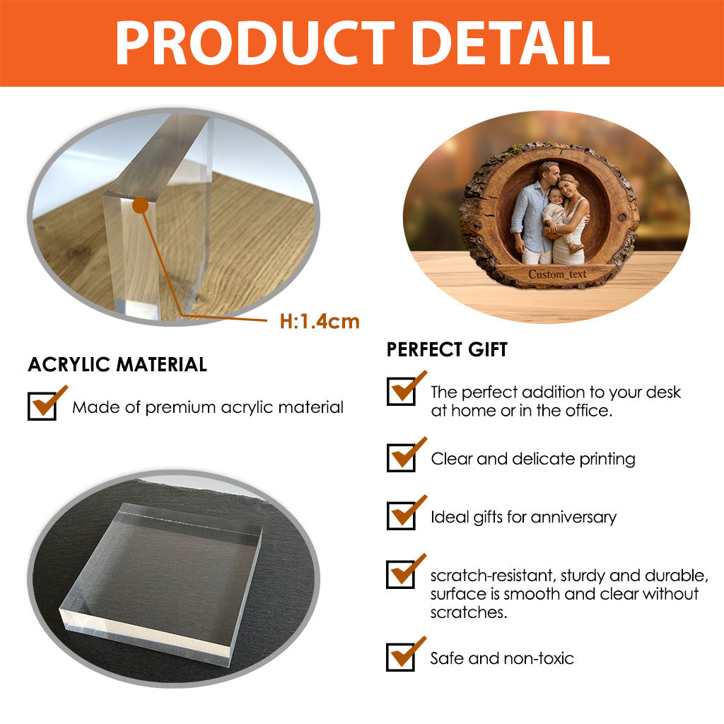 Best Family Ever - Personalized Family Custom Shaped Acrylic Plaque