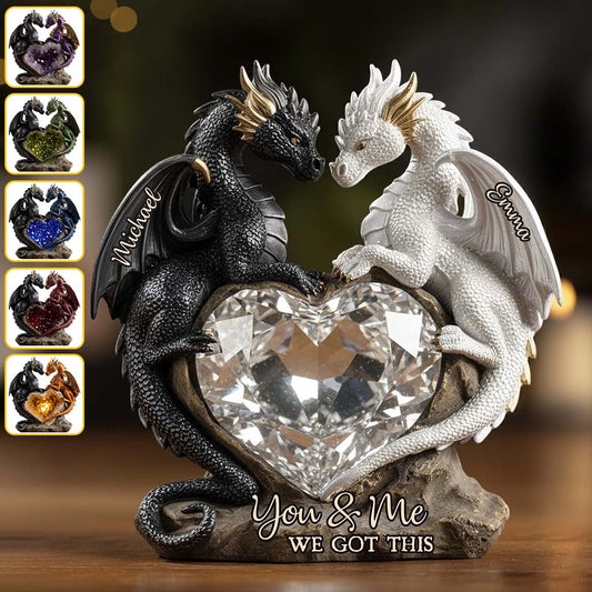 You & Me We Got This - Personalized Dragon Custom Shaped Acrylic Plaque