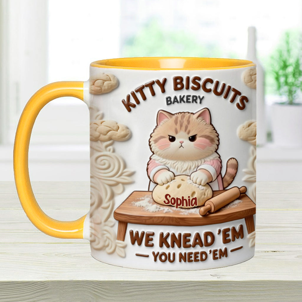 We Knead Em You Need Em - Personalized Baking Accent Mug & Coaster