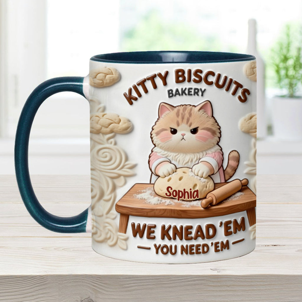 We Knead Em You Need Em - Personalized Baking Accent Mug & Coaster