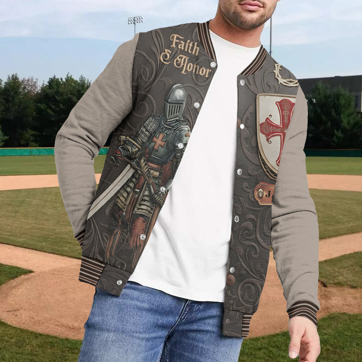 Amour de Dieu - Veste universitaire chrétienne personnalisée