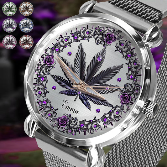Beautiful Marijuanas - Personalized Weed Women Hand Watch