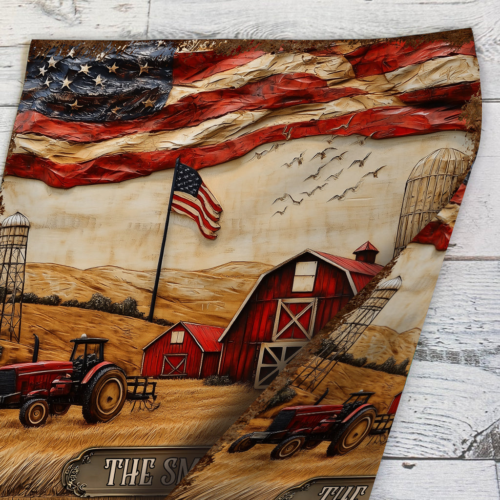 Bless Our Farm - Personalized Farmer Garden Flag