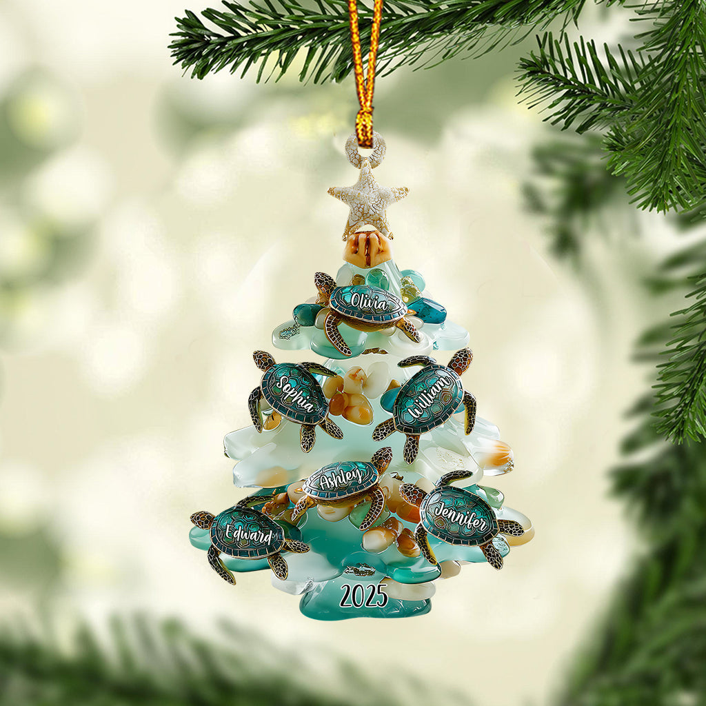 Merry Christmas - Personalized Family Ornament