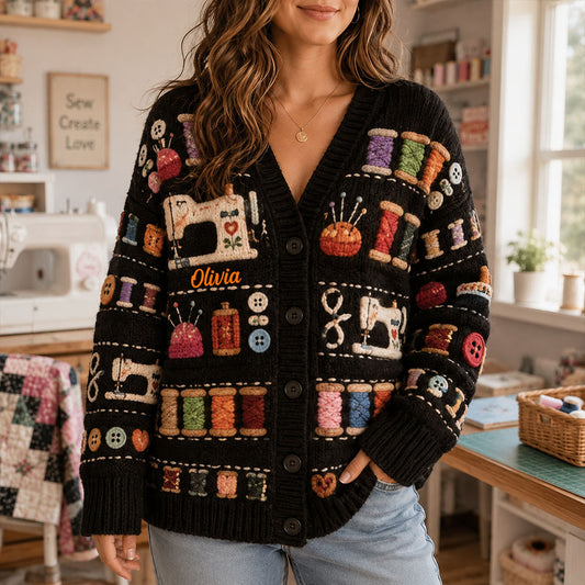 Liebe Nähen - Personalisierte Strickjacke