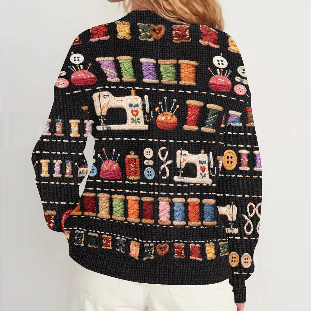 Love Sewing - Personalized Sewing Cardigan Sweater