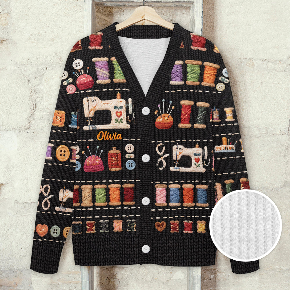 Love Sewing - Personalized Sewing Cardigan Sweater